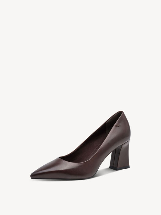 Pumps, MAHOGANY LEA., hi-res