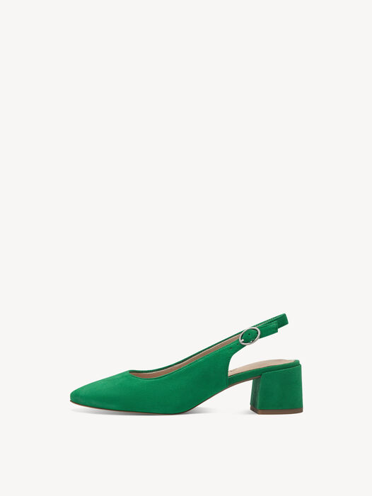 Slingpumps, GREEN, hi-res