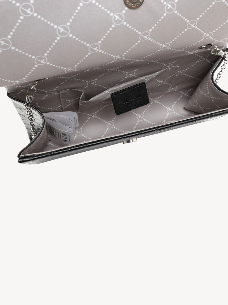 Clutch - schwarz, black kroko, hi-res