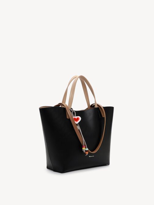 Shopping bag, black, hi-res