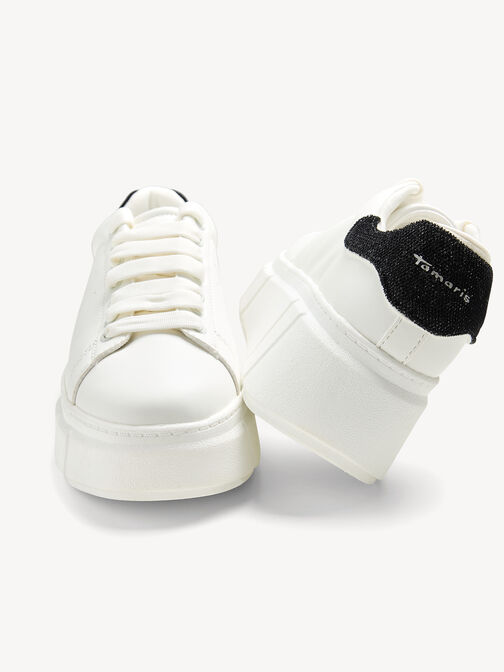 Sneaker, WHITE/BLACK, hi-res