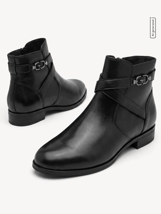 Enkellaarsje, BLACK, hi-res