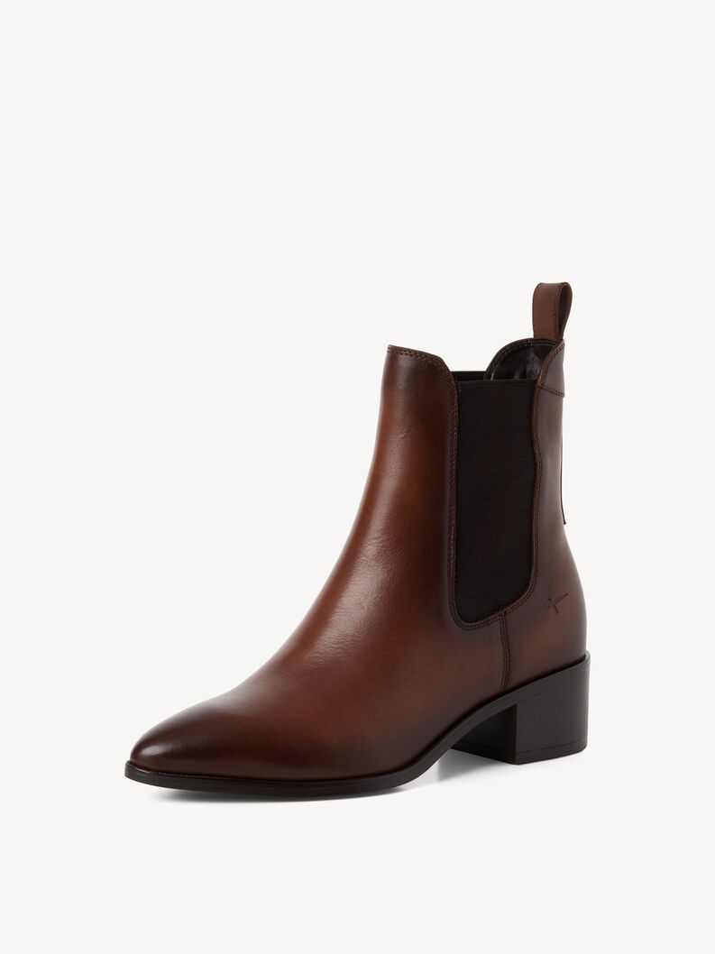 Leather Chelsea boot - beige, CUOIO, hi-res