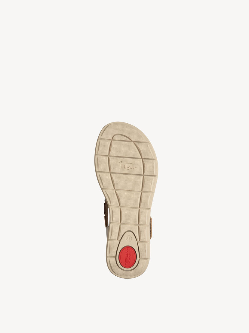 Leren Sandaaltje - metallic, METALLIC COMB, hi-res