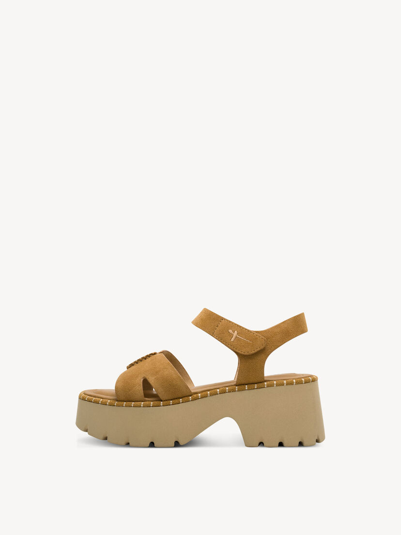 Leren Sandaaltje - bruin, 310, hi-res