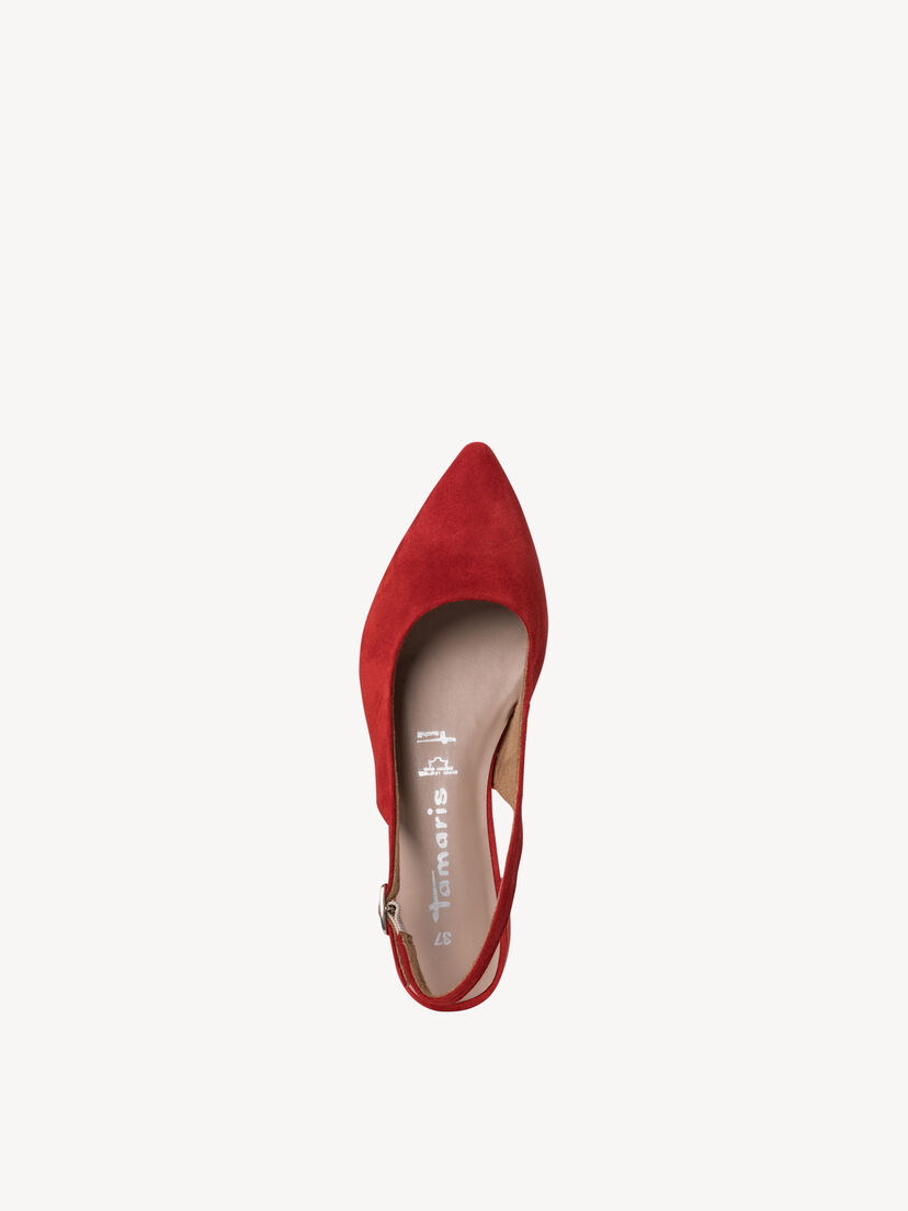 Slingpumps, RED, hi-res