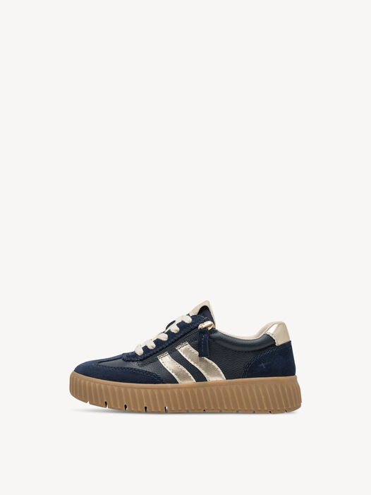 Sneaker, NAVY/GOLD, hi-res
