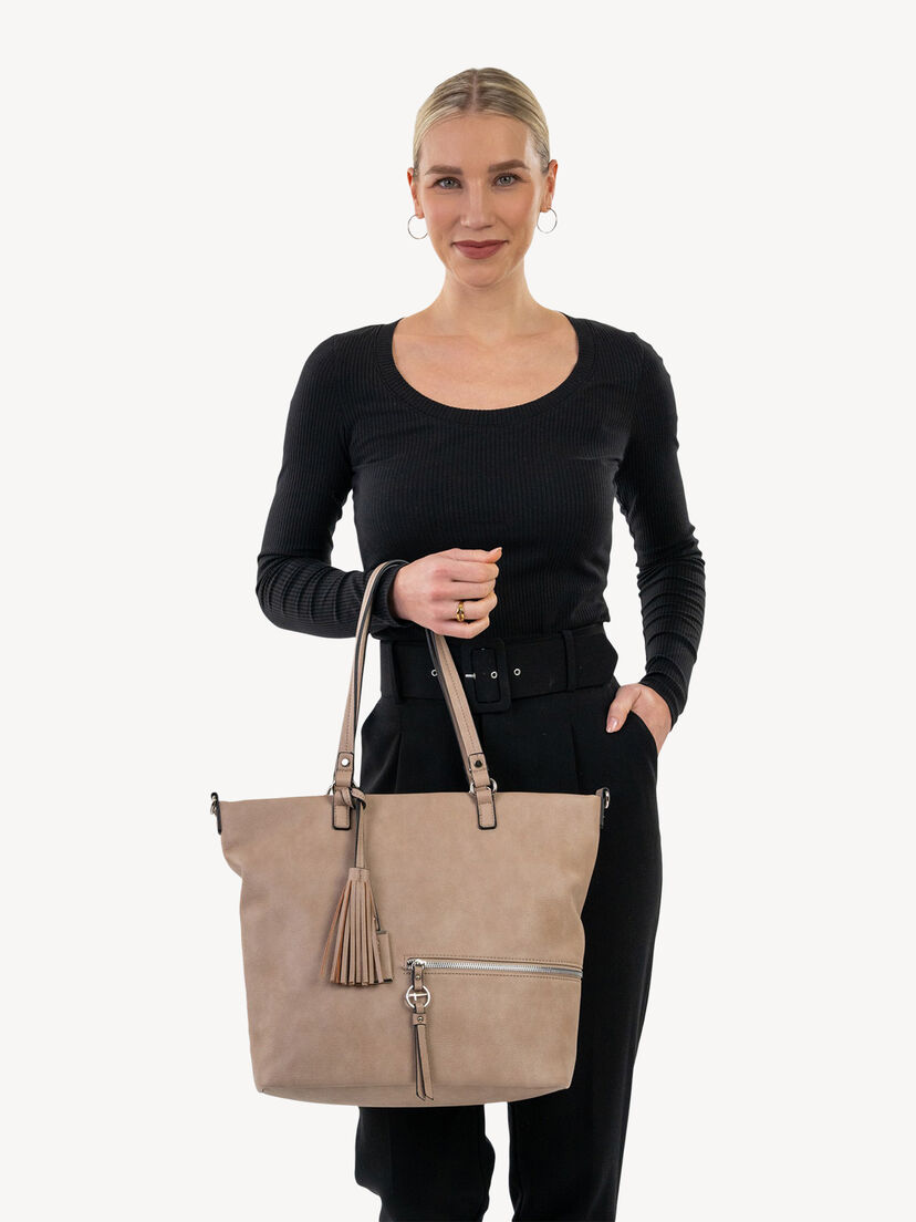 Shopper - bruin, taupe, hi-res