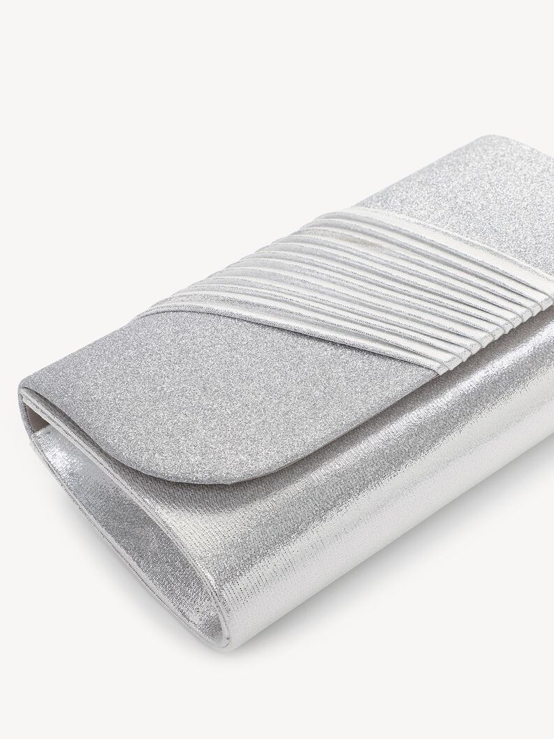 Clutch, silver, hi-res