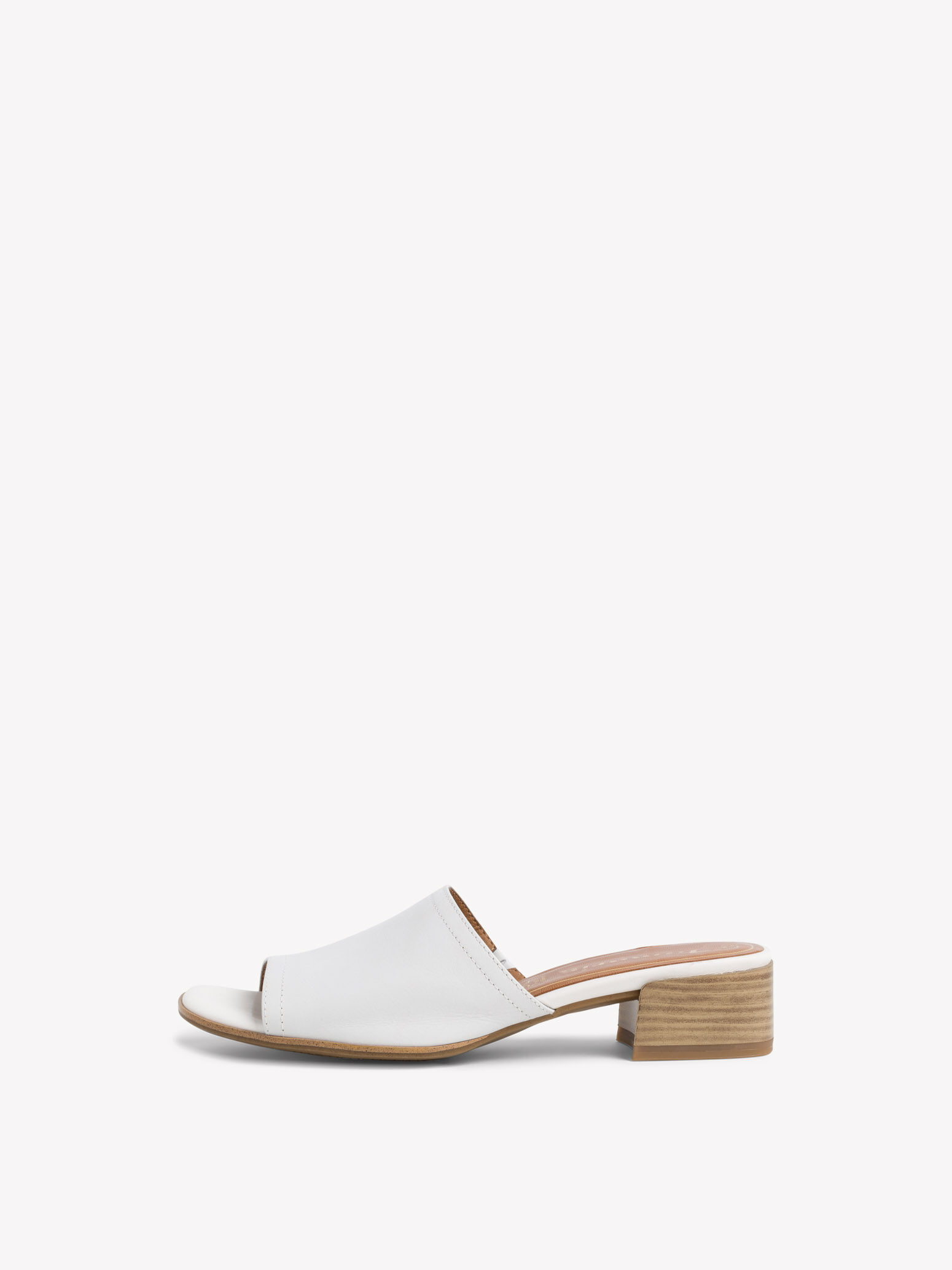 Leather Mule - white 1-1-27233-24-100 