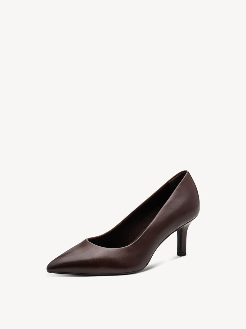 Lederpumps - braun, MAHOGANY LEA., hi-res