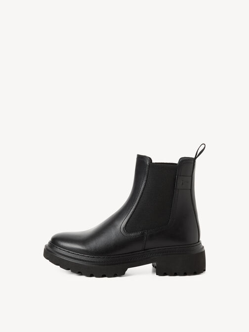 Chelsea boot, BLACK LEATHER, hi-res