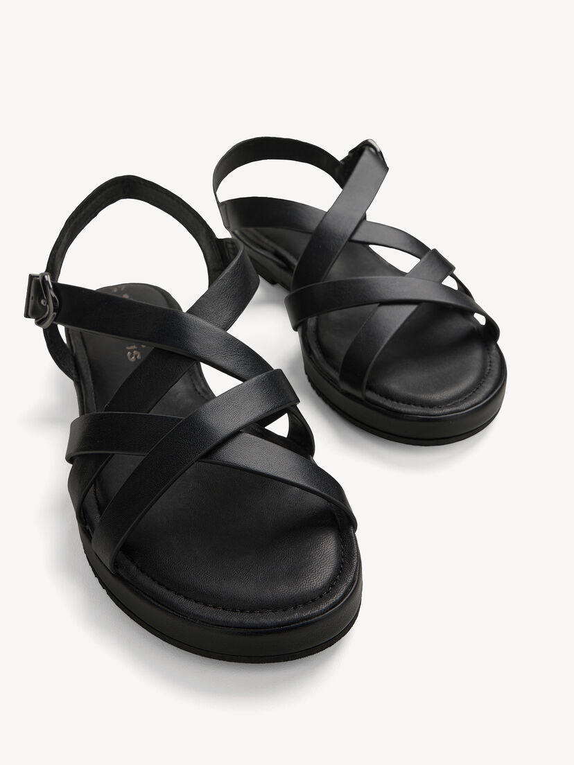 Sandaal - zwart, BLACK, hi-res