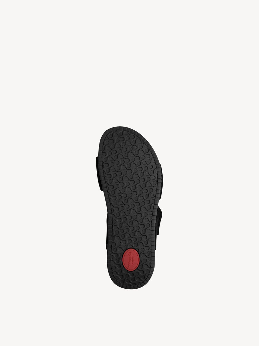 Leren Slipper - zwart, BLACK SUEDE, hi-res