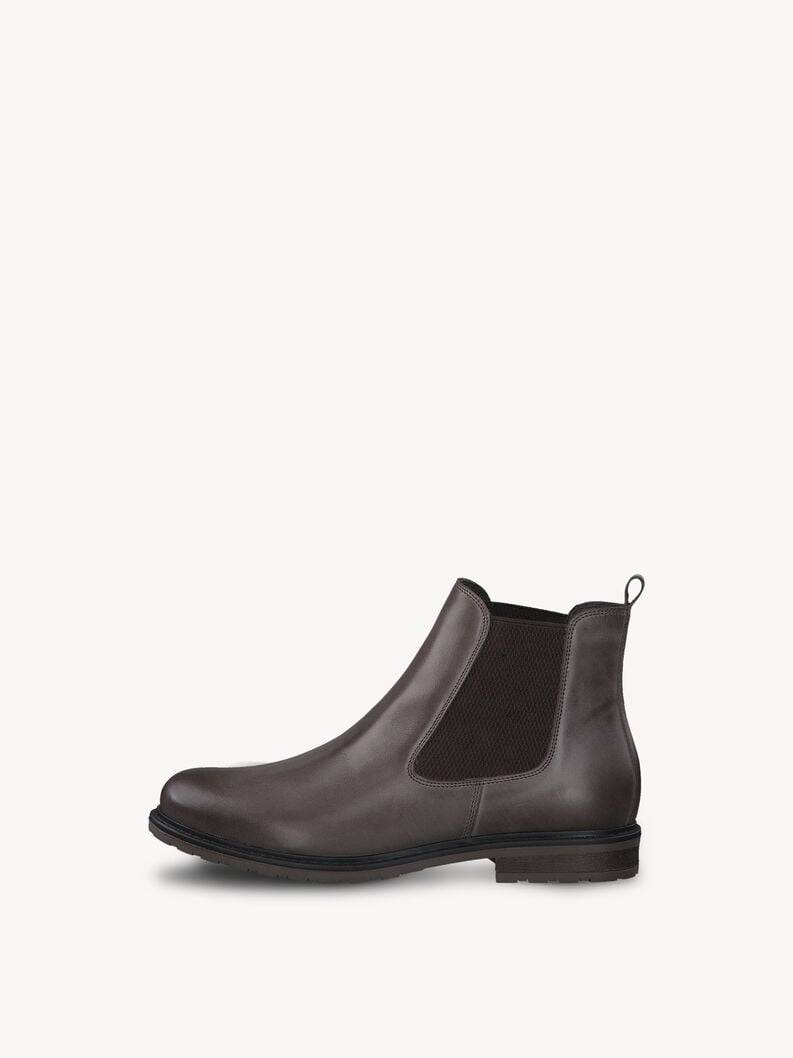 Leather Chelsea boot - brown, DK PEPPER LEA., hi-res