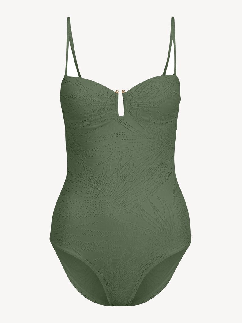 Swimsuit - green, Bronze Green, hi-res
