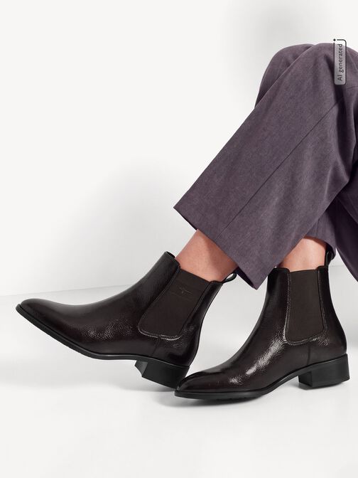 Stivaletti Chelsea, MOCCA PATENT, hi-res