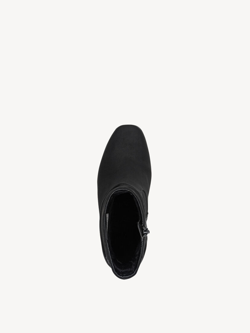 Enkellaarsje - zwart, BLACK, hi-res
