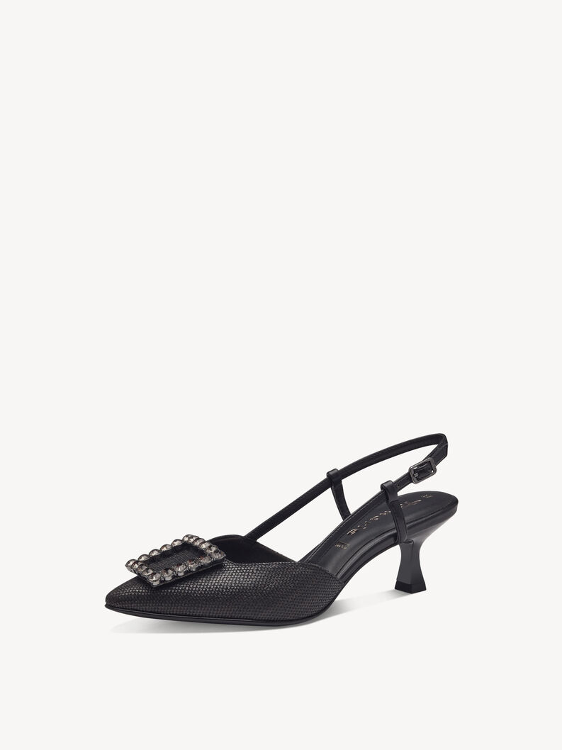 Sling pumps - black, BLACK, hi-res