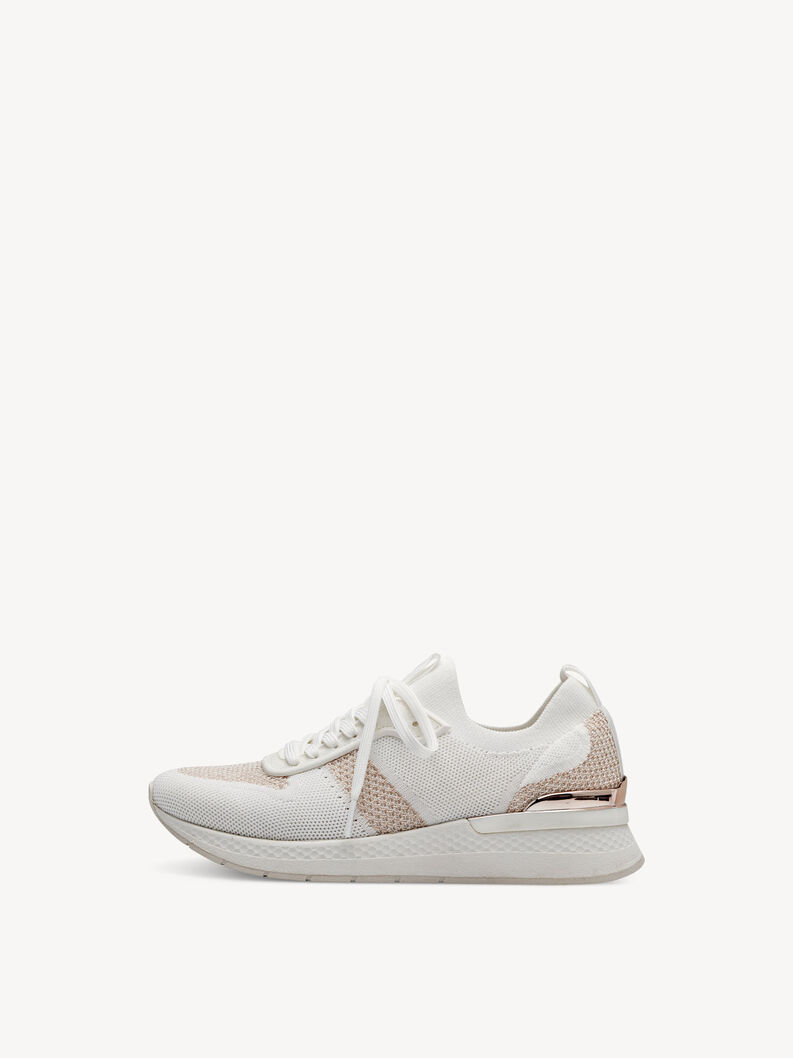 Sneaker - bianco, WHT/ROSE GOLD, hi-res
