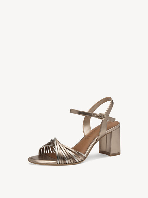 Sandale &agrave; talon, BRONCE COMB, hi-res