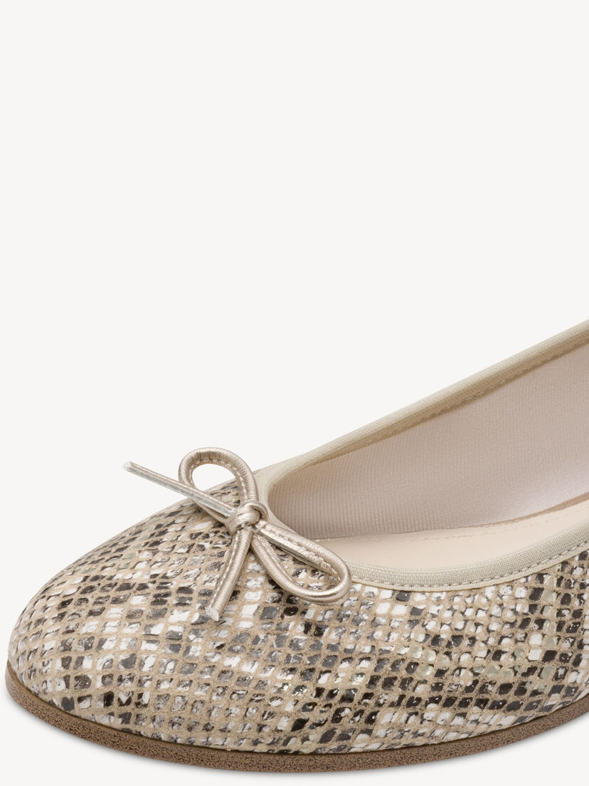 Ballerina - beige, BEIGE SNAKE, hi-res