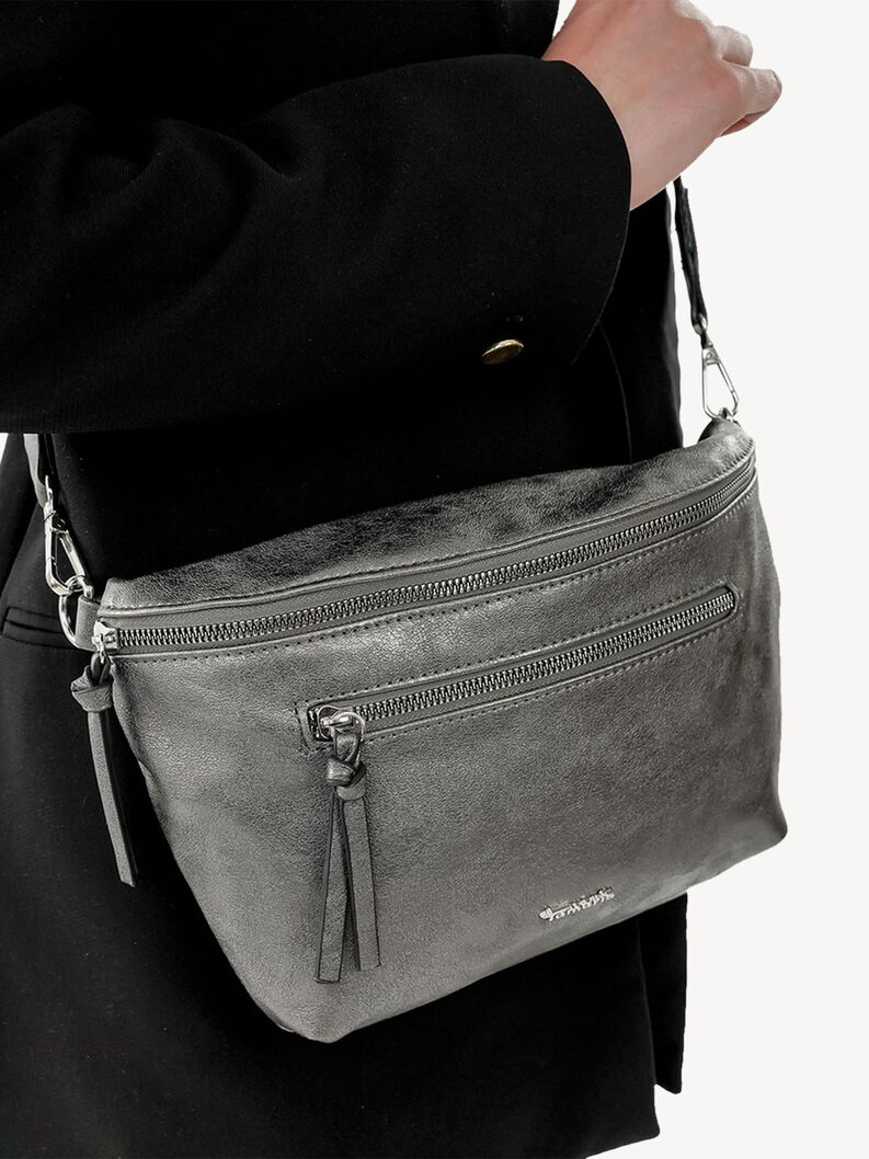 Borsa a tracolla - argento, darksilver, hi-res