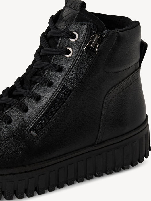 Enkellaarsje, BLACK LEATHER, hi-res