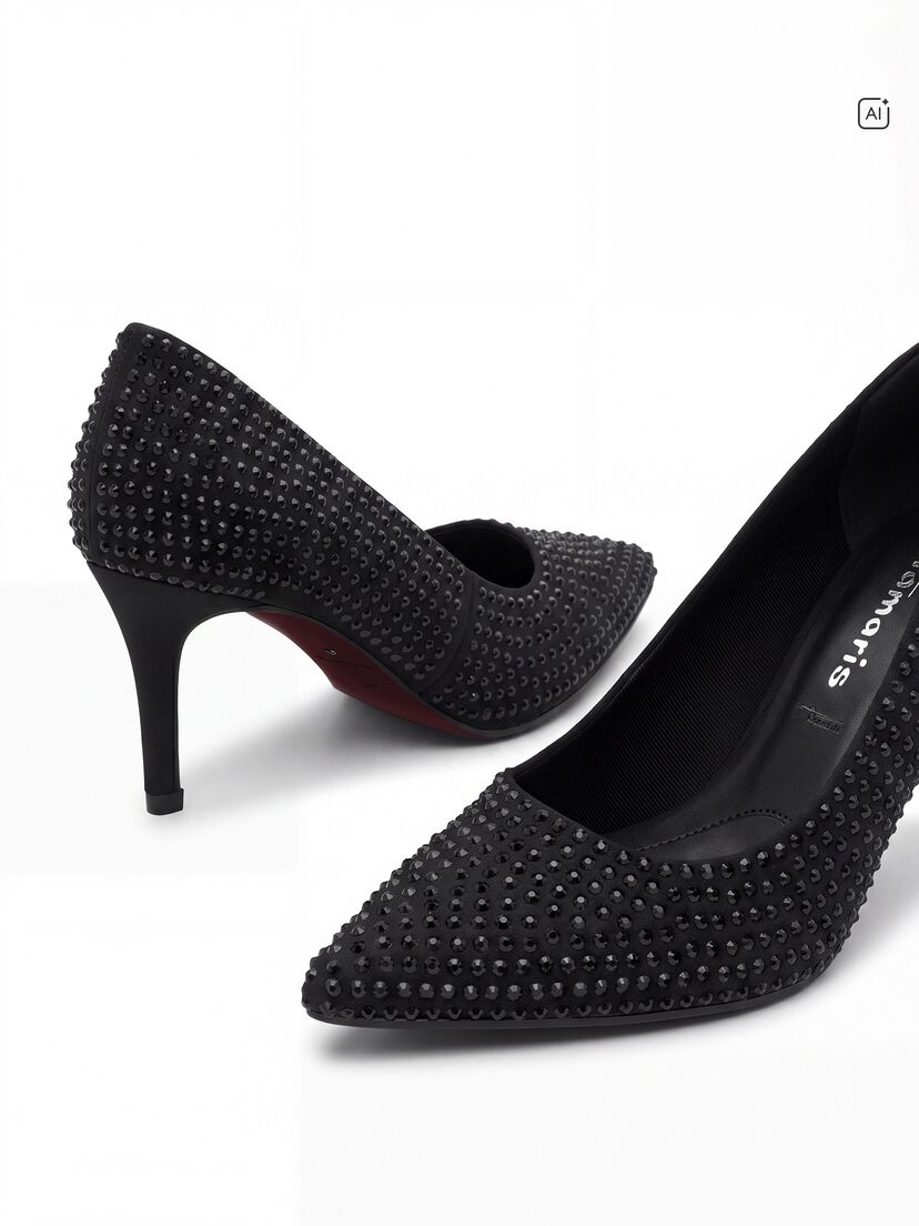 Pumps - zwart, BLACK GLAM, hi-res