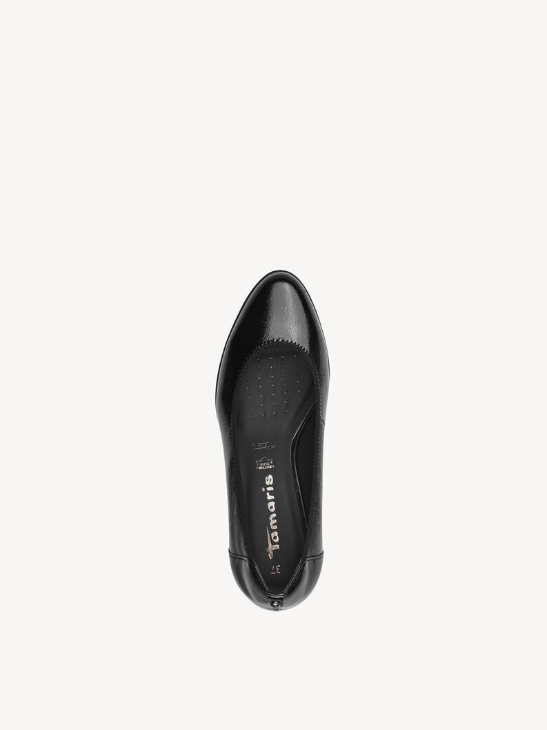 Leather Pumps - black, BLACK PATENT, hi-res