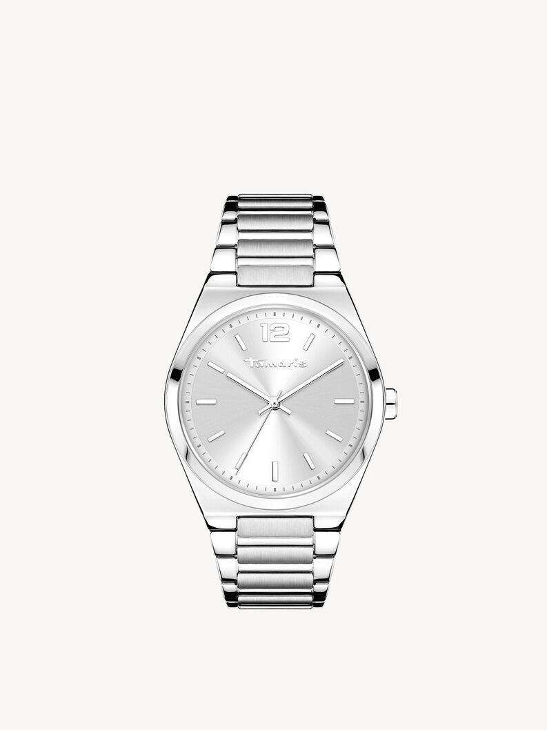 Montre - argentés, silber silber-sunray, hi-res