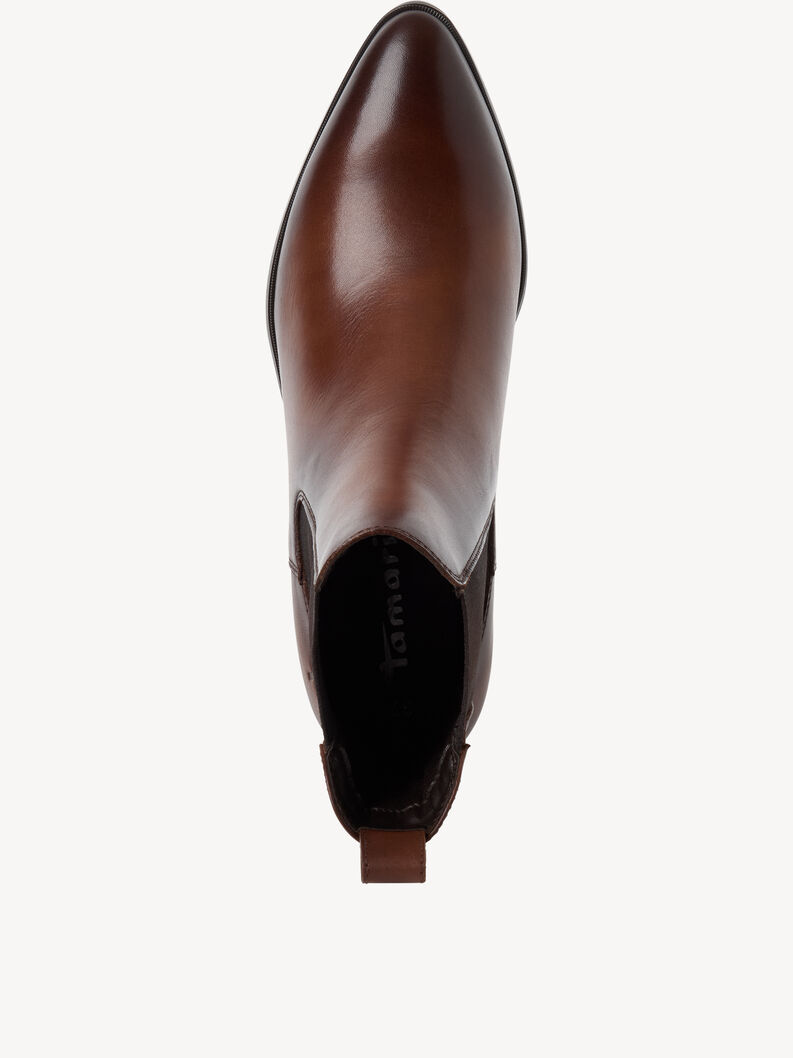Leather Chelsea boot - beige, CUOIO, hi-res