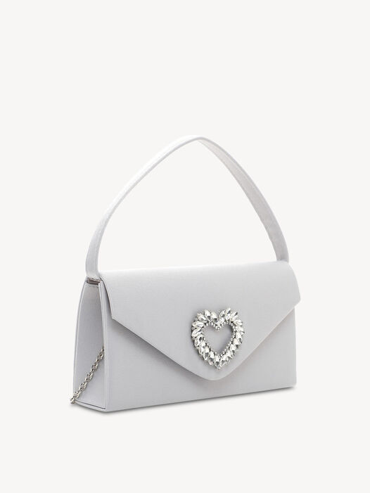 Clutch, silver, hi-res