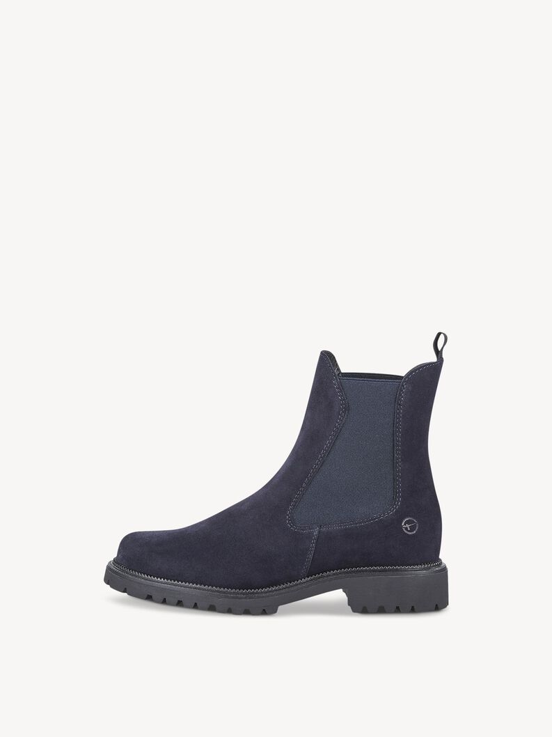 Chelsea boot - blå, NAVY SUEDE, hi-res