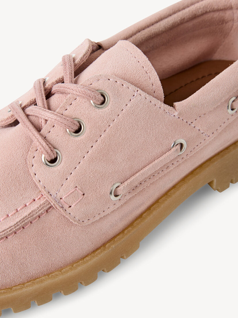 Leren Mocassin - roze, LIGHT ROSE, hi-res