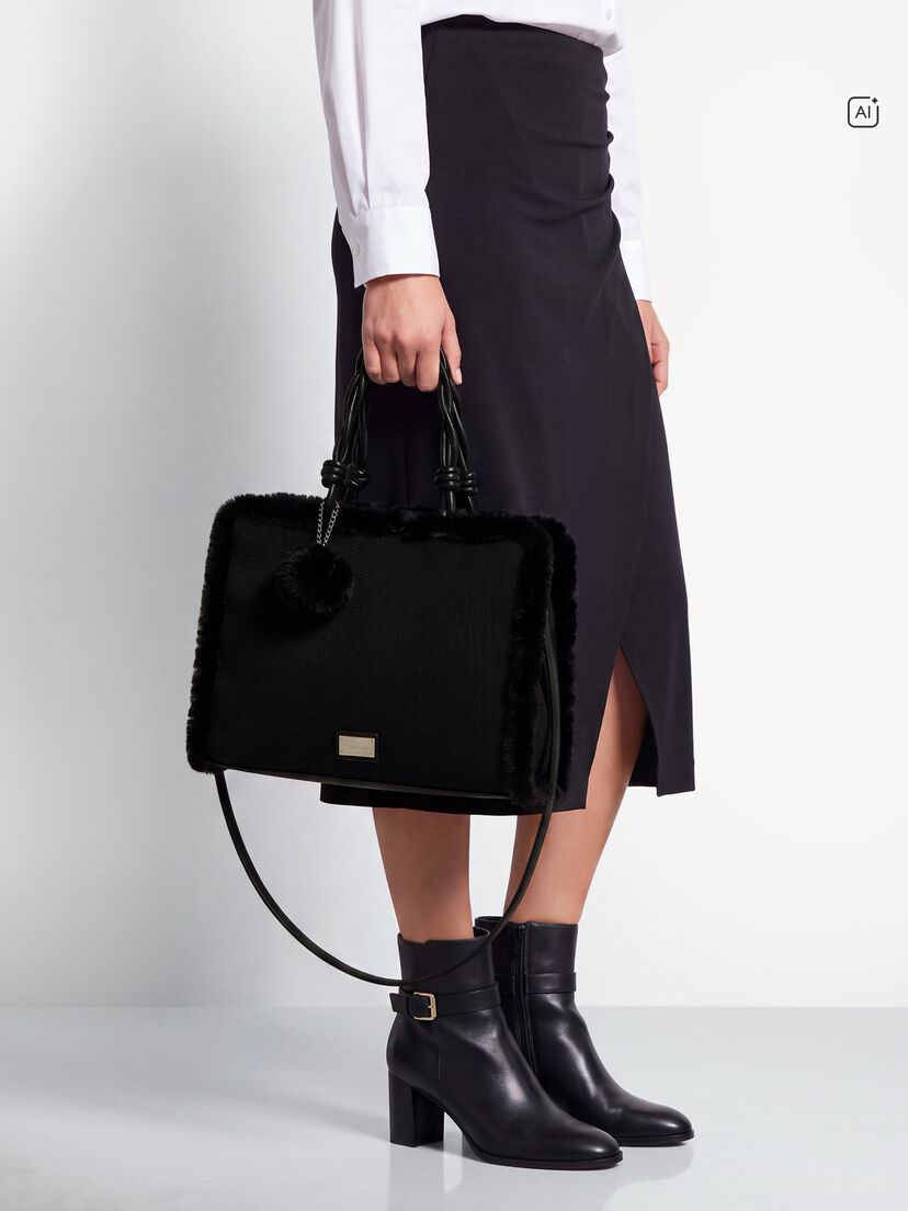 Shopper, black, hi-res