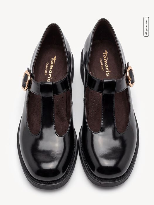 Instappers, BLACK PATENT, hi-res