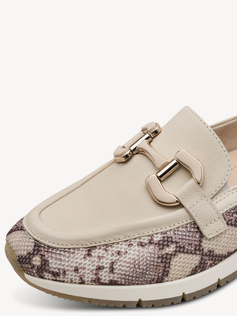 Ledersneaker - beige, BEIGE SNAKE, hi-res