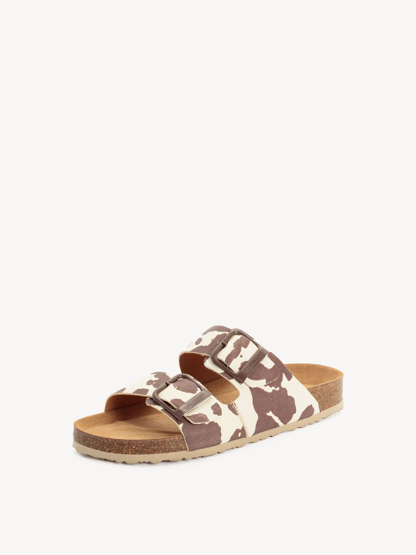 Leren Slipper - wit, COW, hi-res
