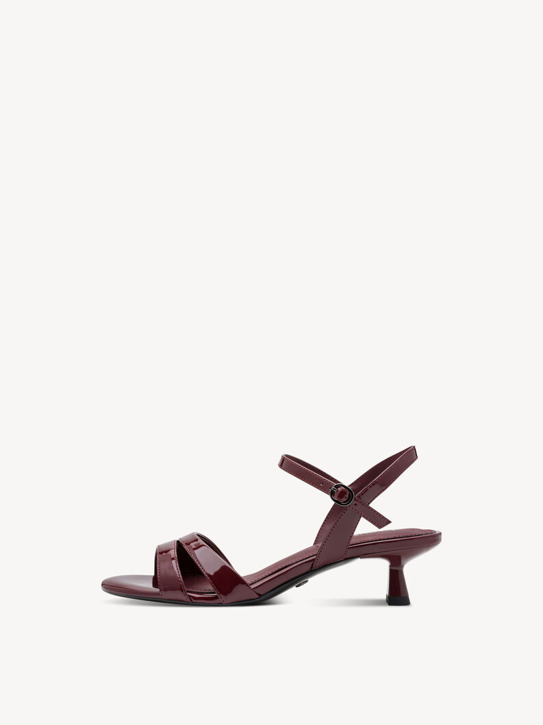Sandalette - rot, MERLOT, hi-res