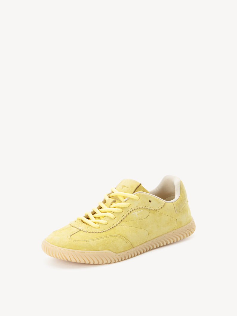 Ledersneaker - gelb, SOFT LEMON, hi-res