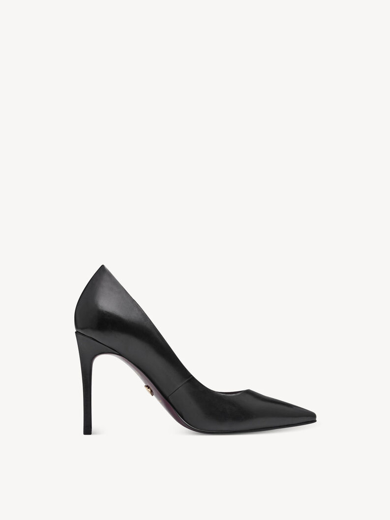 Leather Pumps - black, BLACK, hi-res