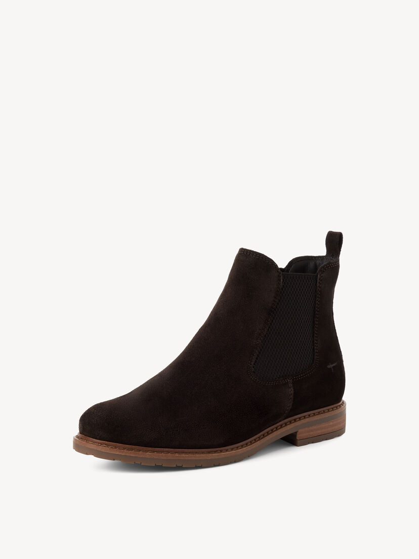 Leren Chelseaboot - bruin, MOCCA SUEDE, hi-res