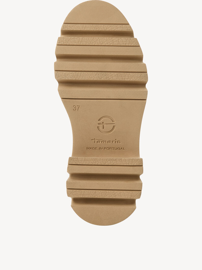 Leder Chelsea Boot - beige, BEIGE, hi-res