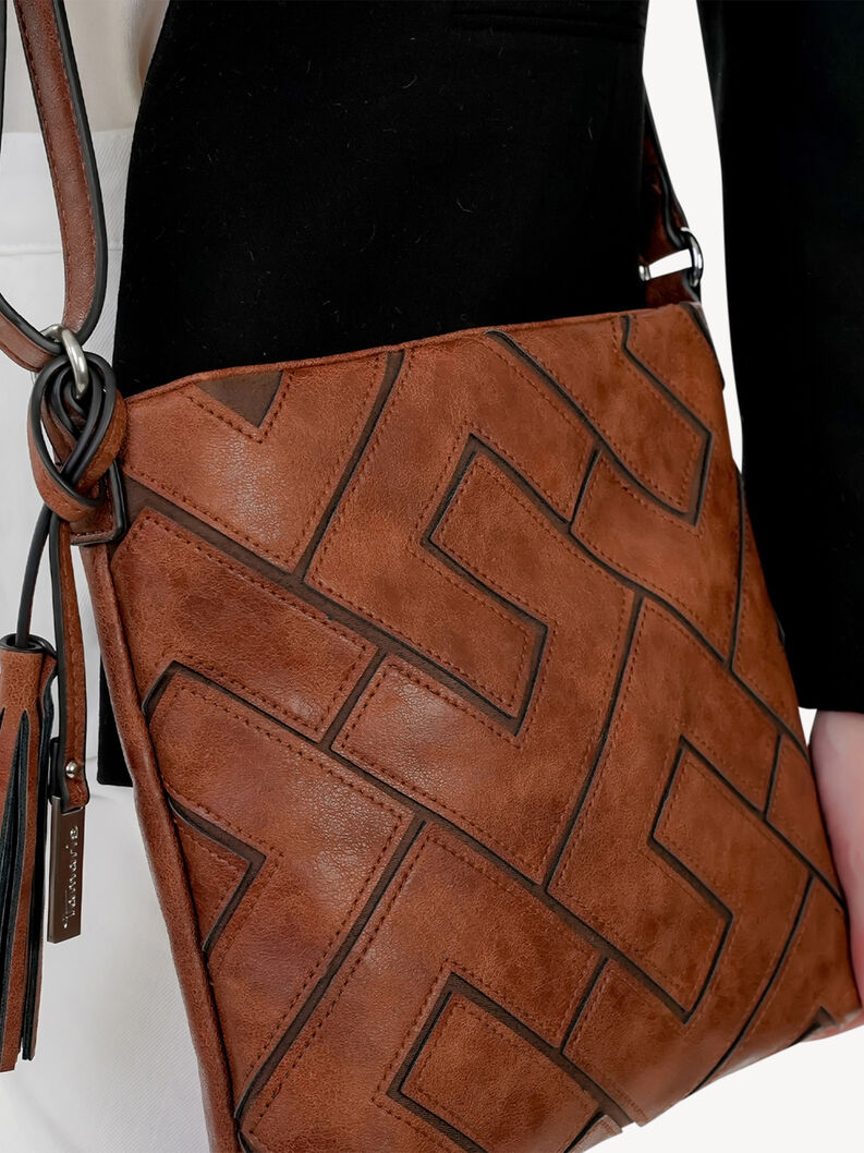 Borsa a tracolla - marrone, COGNAC, hi-res