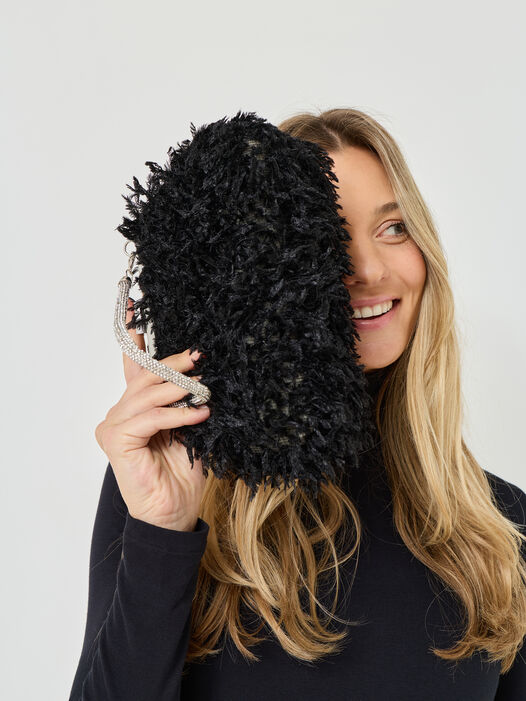 Clutch, black, hi-res