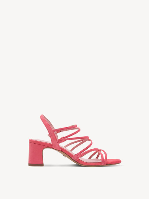 Heeled sandal, pink, hi-res