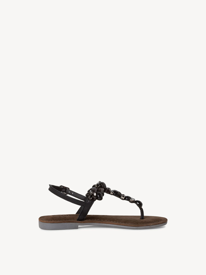 Sandal black 1-28163-42-098: Buy Tamaris Toe post sandals online!