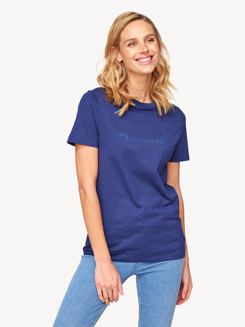 T-shirt - blauw, Medieval Blue, hi-res