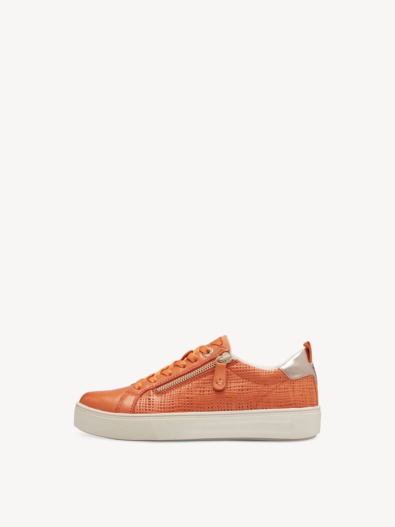 Sneaker - orange, ORANGE NAP STR, hi-res